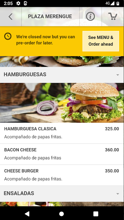 梅伦格广场餐厅app截图3